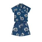 Denim Tears T-shirt & Shorts 2 Piece Set Button cardigan woven