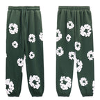 Denim Tears Outfit:Hoodie/Sweatpants (Separate Purchase Options) Loose Hooded Sweatshirt Casual Sweatpants