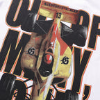 Godspeed T-shirts Racing Wins Scene Printed Cotton Casual Short Sleeves Men and Women