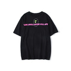 Bathing Ape T-Shirt Summer Camouflage Letters Short Sleeve T-shirt
