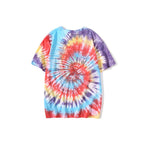 Bathing Ape T-Shirt Ape Head Color Tie-Dye T-shirt Short Sleeve