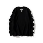 Bathing Ape Sweatshirts Ape Head and Star Wars White Warrior Loose Casual Couple Pullover Sweatshirt