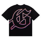 Godspeed T-shirts Skull Racing Printed Cotton Casual Short Sleeves Men and Women