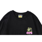 Bathing Ape T-Shirt Summer Men's and Women's Short-Sleeved Top