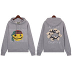 Denim Tears Hoodie Letter Print Fleece Hoodie Sweater