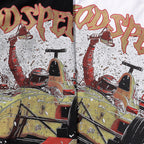 Godspeed T-shirts Racing Wins Scene Printed Cotton Casual Short Sleeves Men and Women