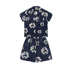 Denim Tears T-shirt & Shorts 2 Piece Set Button cardigan woven