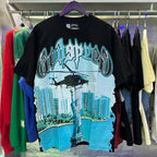 Godspeed T-shirts Helicopter Free Muse Printed Cotton Casual Short Sleeves Men and Women