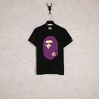 Bathing Ape T-Shirt Summer Cartoon Print Casual Large Size Loose Men's and Women's round Neck Short Sleeve T-shirt