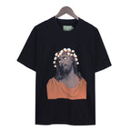 Denim Tears T-shirts Kapok Vintage Portrait Short Sleeve T-shirt
