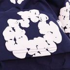 Denim Tears T-shirts Kapok Puff Print Short Sleeve T-shirt
