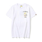 Bathing Ape T-Shirt Summer Golden Printing Plus Size Loose Short Sleeve T-shirt