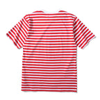Bathing Ape T-Shirt Striped Ape Head Letter Print Short-Sleeve T-shirt
