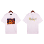 Denim Tears T-shirts Letter Portrait Short Sleeve T-Shirt