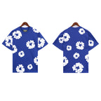 Denim Tears T-shirts Kapok Puff Print Short Sleeve T-shirt