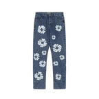 Denim Tears Outfit:Hoodie/Sweatpants (Separate Purchase Options) Casual Denim Jacket Coat Jeans Suit