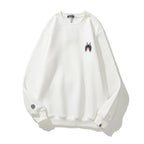 Bathing Ape Sweatshirts Winter Men and Women Shark Logo Print round-Neck Pullover
