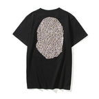 Bathing Ape T-Shirt Summer Camouflage Leopard Print Casual Plus Size Short Sleeve T-shirt