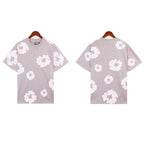 Denim Tears T-shirts Kapok Puff Print Short Sleeve T-shirt
