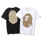 Bathing Ape T-Shirt Summer Leopard Print Short Sleeve T-shirt
