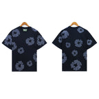 Denim Tears T-shirts Kapok Puff Print Short Sleeve T-shirt