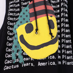 Denim Tears Hoodie Letter Print Fleece Hoodie Sweater