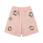 Denim Tears Shorts Yellow floral cotton