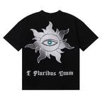 Godspeed T-shirts Helicopter Free Muse Printed Cotton Casual Short Sleeves Men and Women