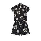 Denim Tears T-shirt & Shorts 2 Piece Set Button cardigan woven
